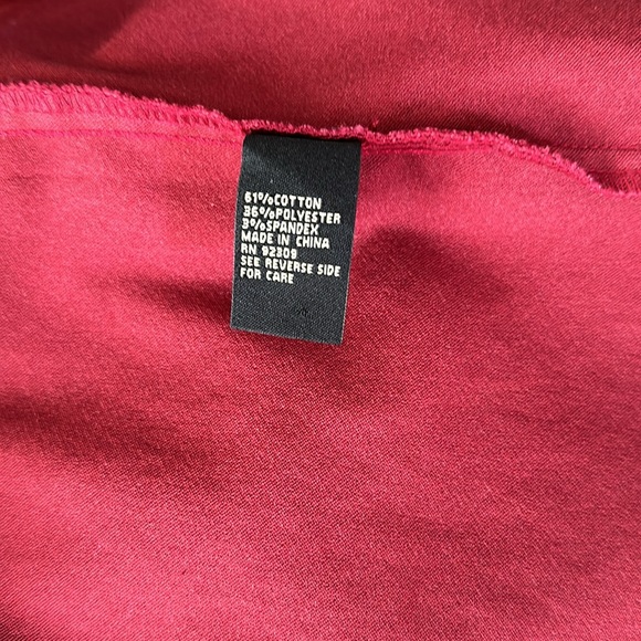 Plus size maroon jacket - Picture 5 of 5